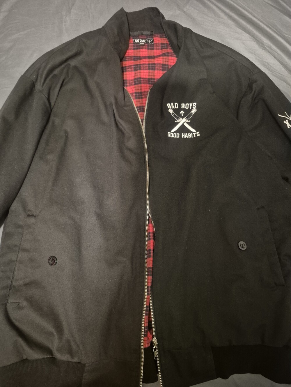 Will 2 Rise Zip Up Bomber Jacket